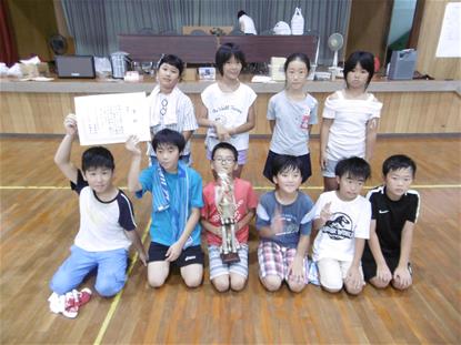 子ども会球技大会のようす