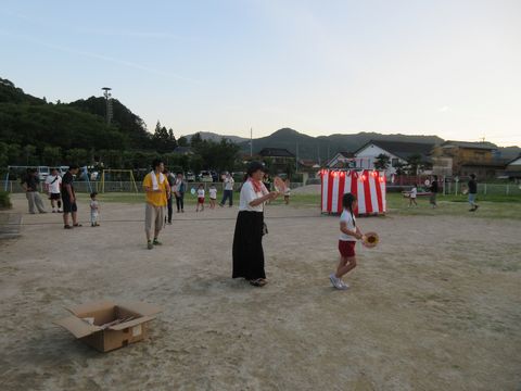盆踊り　おうちの人と