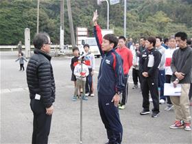 町民駅伝大会のようす