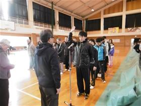 町民卓球大会のようす