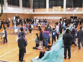 町民卓球大会のようす