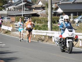 東西松浦駅伝大会のようす