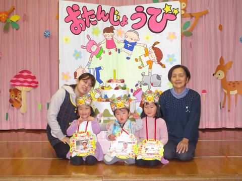 誕生者　集合写真