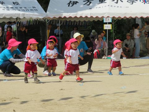 1歳児かけっこ