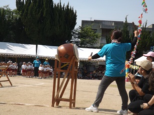 園長先生の太鼓