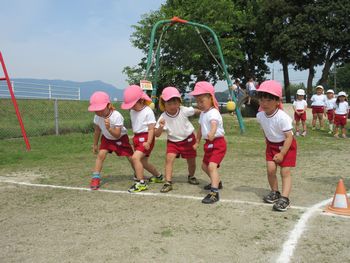 運動会の様子 もも組