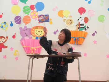 職員の出し物の様子