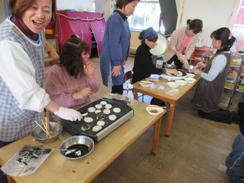 焼き餅会の様子