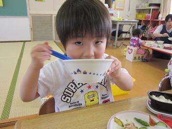 給食の様子