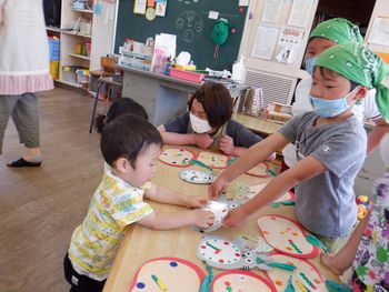 時計屋さんごっこの様子