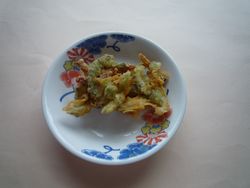 ゴーヤのかき揚げ