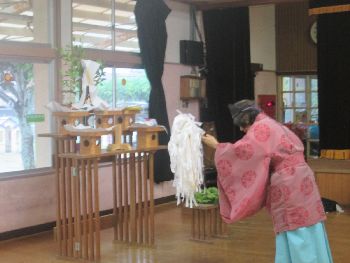 プール開き　おはらい