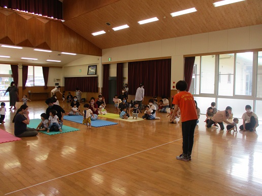 運動会開会式の様子