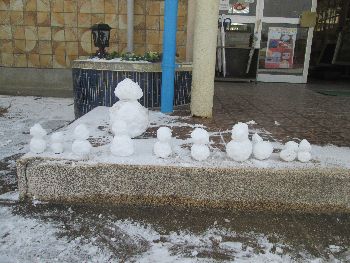 雪だるまさんたち