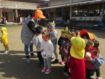泣き出す子供たち