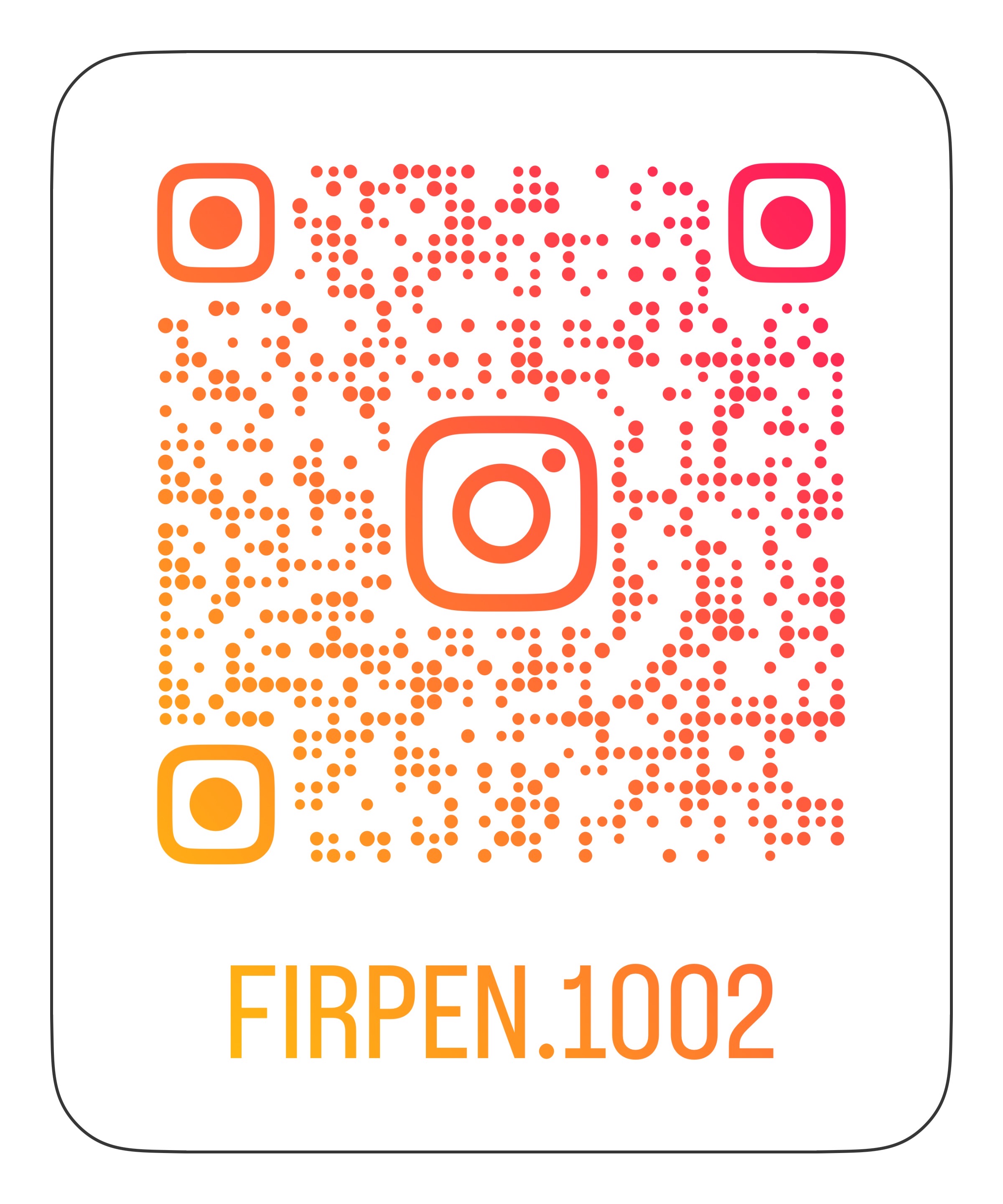 長崎県立大学企業サークルFIRPEN InstagramQRコード