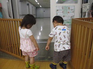 仲良しのお友だちのようす
