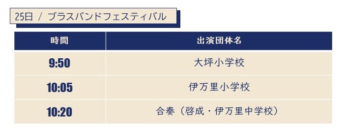 25日イベント詳細