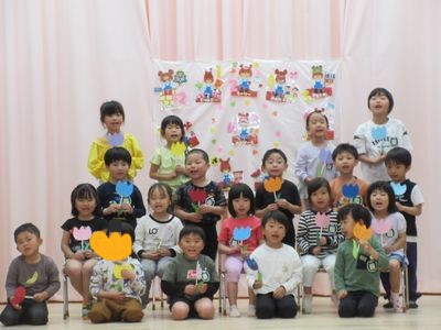 年長さんの出し物です