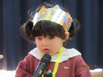 小さいクラスのお友だちも頑張りました。