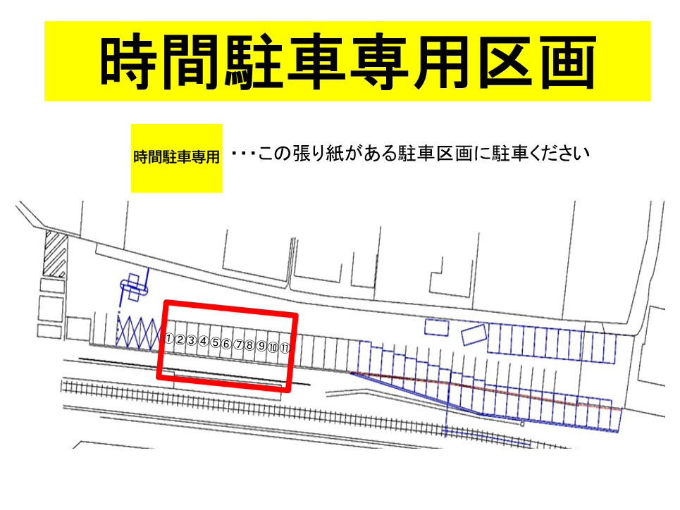 時間駐車区画