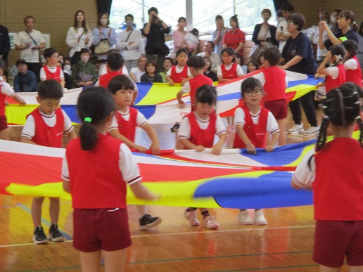 バルーンの演技のようす