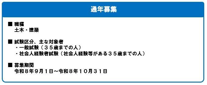 通年募集第２期