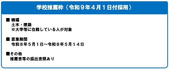 学校推薦枠