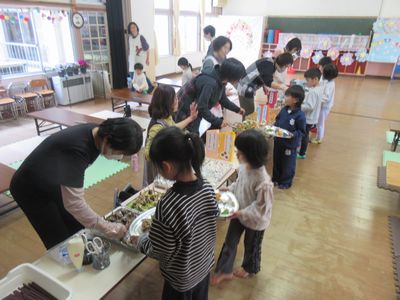 バイキングの様子