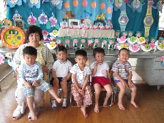 時計屋さんごっこの写真