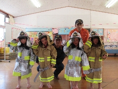 防災訓練の写真