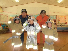 防災訓練の写真