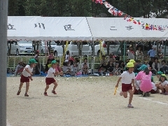 運動会の写真