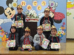 一月生まれの誕生児